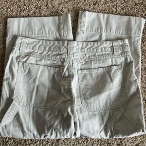 BILL BLASS JEANS WIDE LEGGED CROPPED PANTS WOMENS SIZE 8